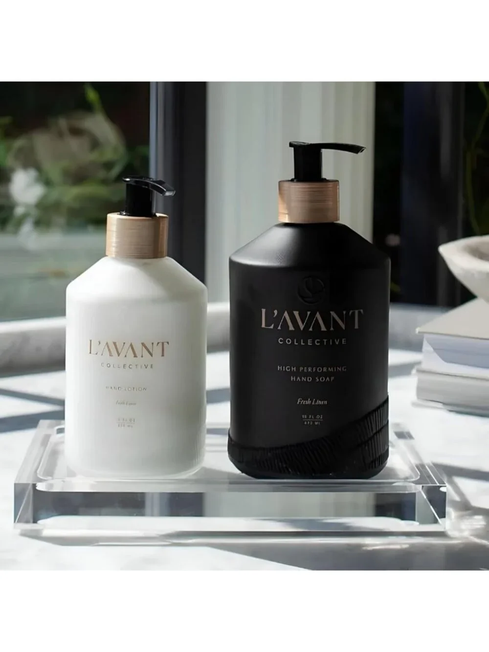 Luxurious Hand Lotion & Soap Set | Fresh Linen Scent | Soft, Smooth Hands | 2
